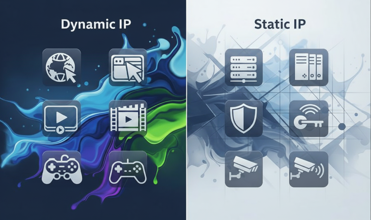 Kapan menggunakan Dynamic IP dan Static IP