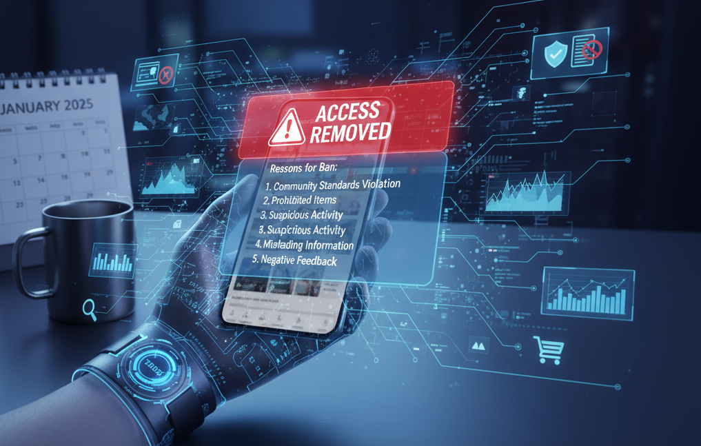 The technical triggers behind marketplace account bans
