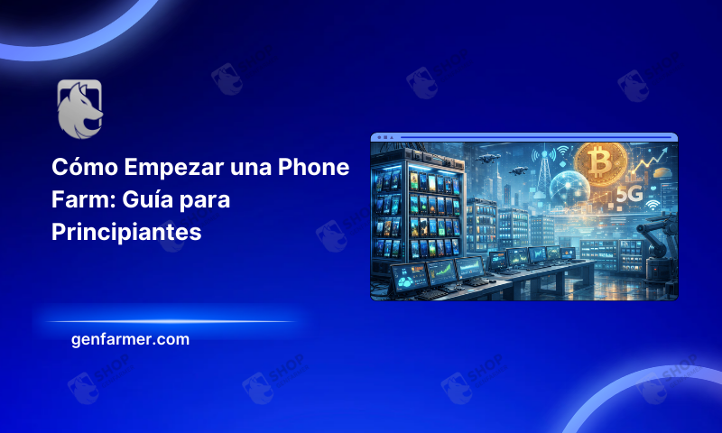 Cómo Empezar una Phone Farm: Guía para Principiantes