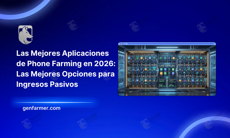 Las Mejores Aplicaciones de Phone Farming en 2026: Las Mejores Opciones para Ingresos Pasivos 3 Las Mejores Aplicaciones de Phone Farming en 2026: Las Mejores Opciones para Ingresos Pasivos