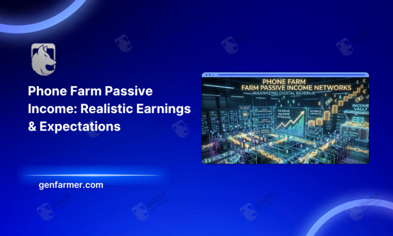 Phone Farm Passive Income: Realistic Earnings & Expectations