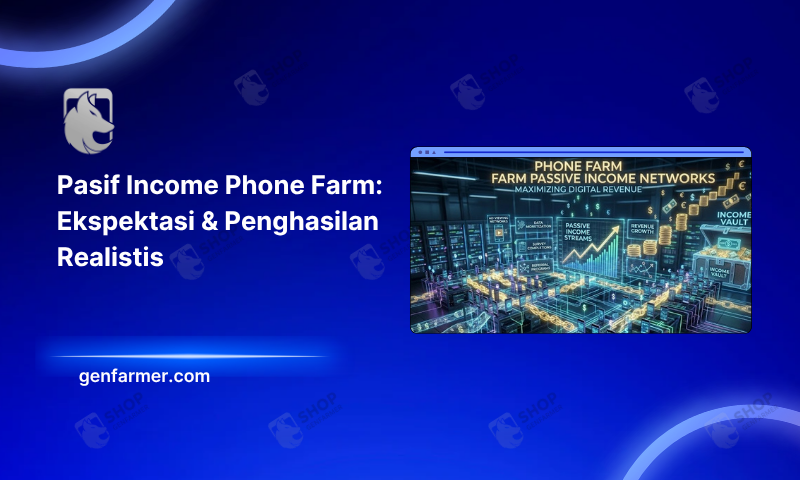 Pasif Income Phone Farm: Ekspektasi & Penghasilan Realistis 6 Pasif Income Phone Farm: Ekspektasi & Penghasilan Realistis