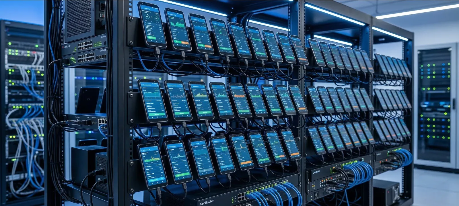 Apa Itu Otomasi Phone Farm?