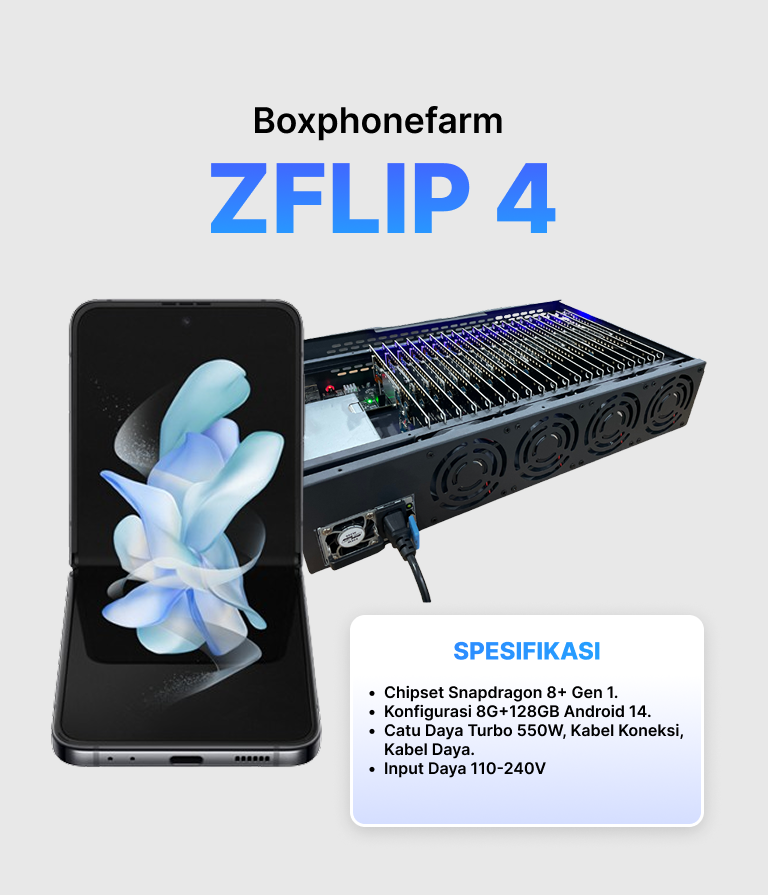 Box Phone Farm Z Flip4 8/128GB | Port USB + LAN/OTG | PCB Hitam 1 Box Phone Farm Z Flip4 8/128GB | Port USB + LAN/OTG | PCB Hitam