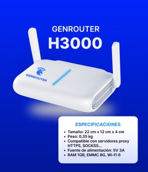 GENROUTER: Conexión Proxy para iOS, Boxphone y Android | Soporta hasta 30 Dispositivos