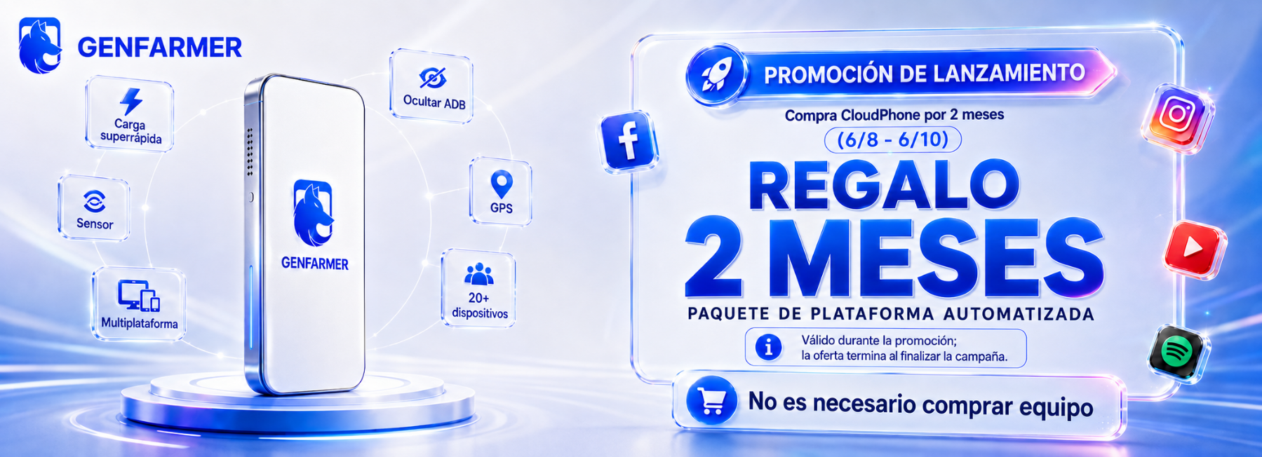 Promoción CloudPhone con 2 meses de bonificación