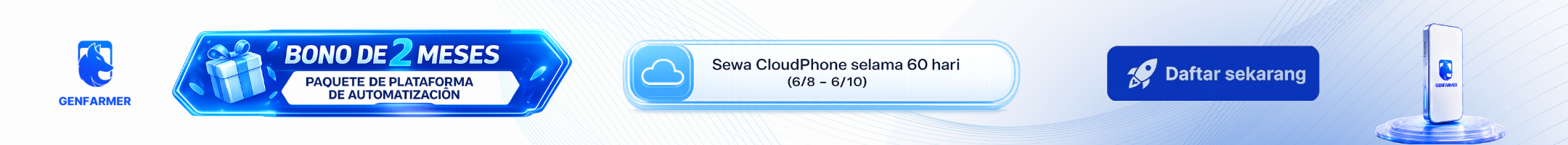 Promo bonus CloudPhone 2 bulan